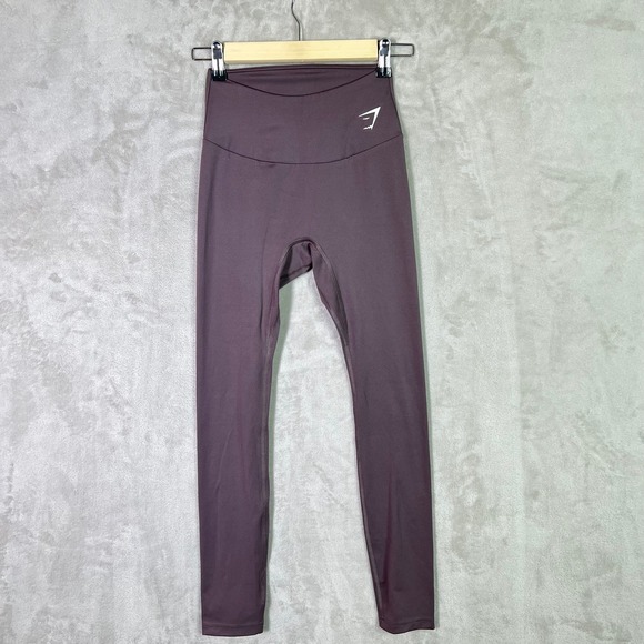 Gymshark Pants - Gymshark Leggings Purple Stretch Skinny Leg Pull On Activewear Womens Size S